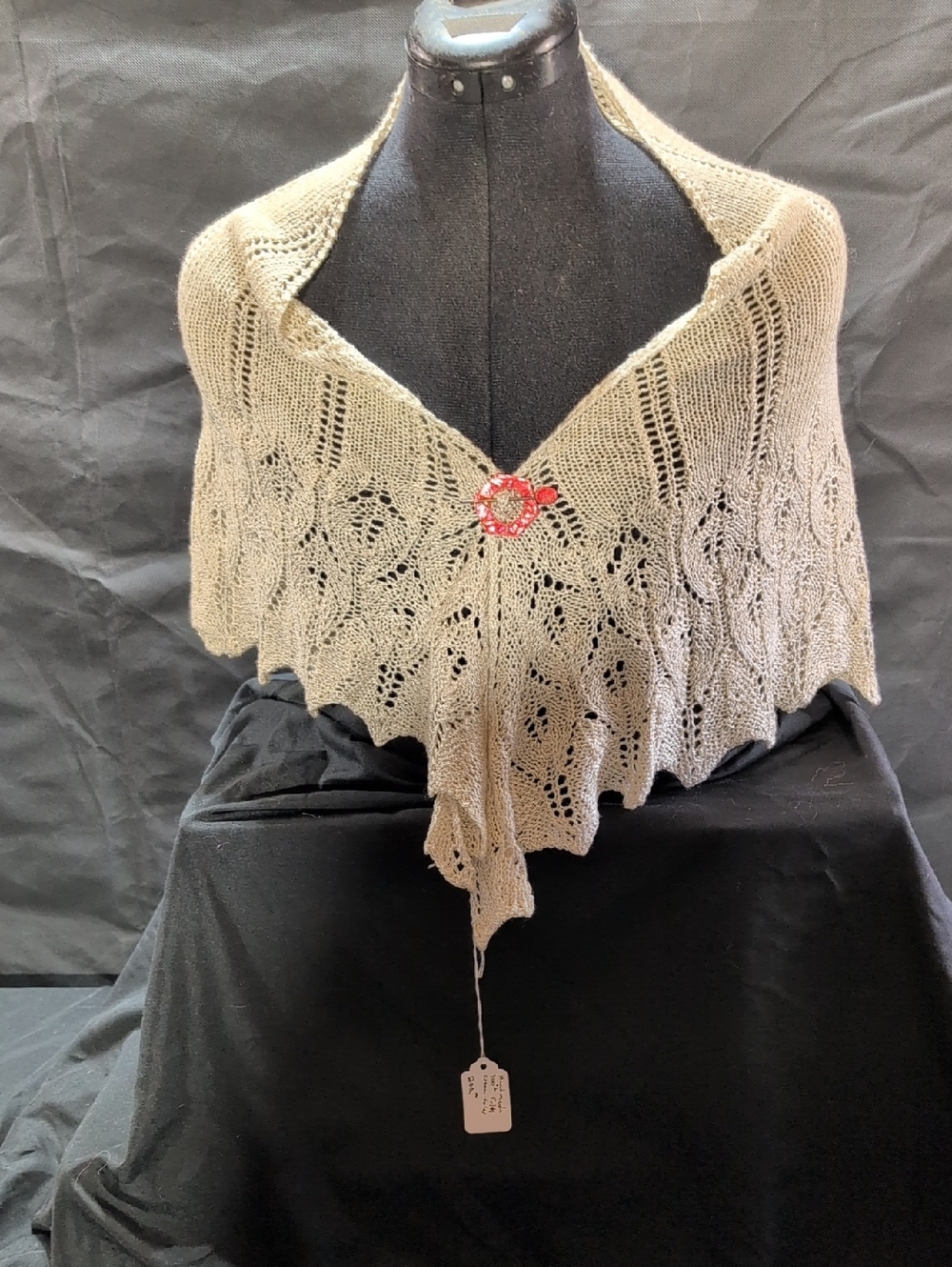 Homemade Triangle Shawl 100 Percent Silk